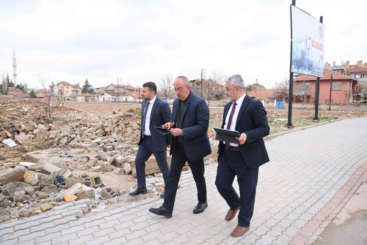 Meram’da, Konya trafiğine nefes aldıracak yeni yollar açılıyor 1